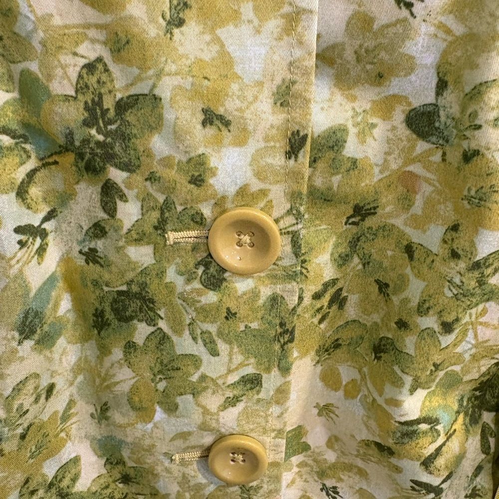 Coldwater Creek Floral Multi Green Jacket - Picture 11 of 14